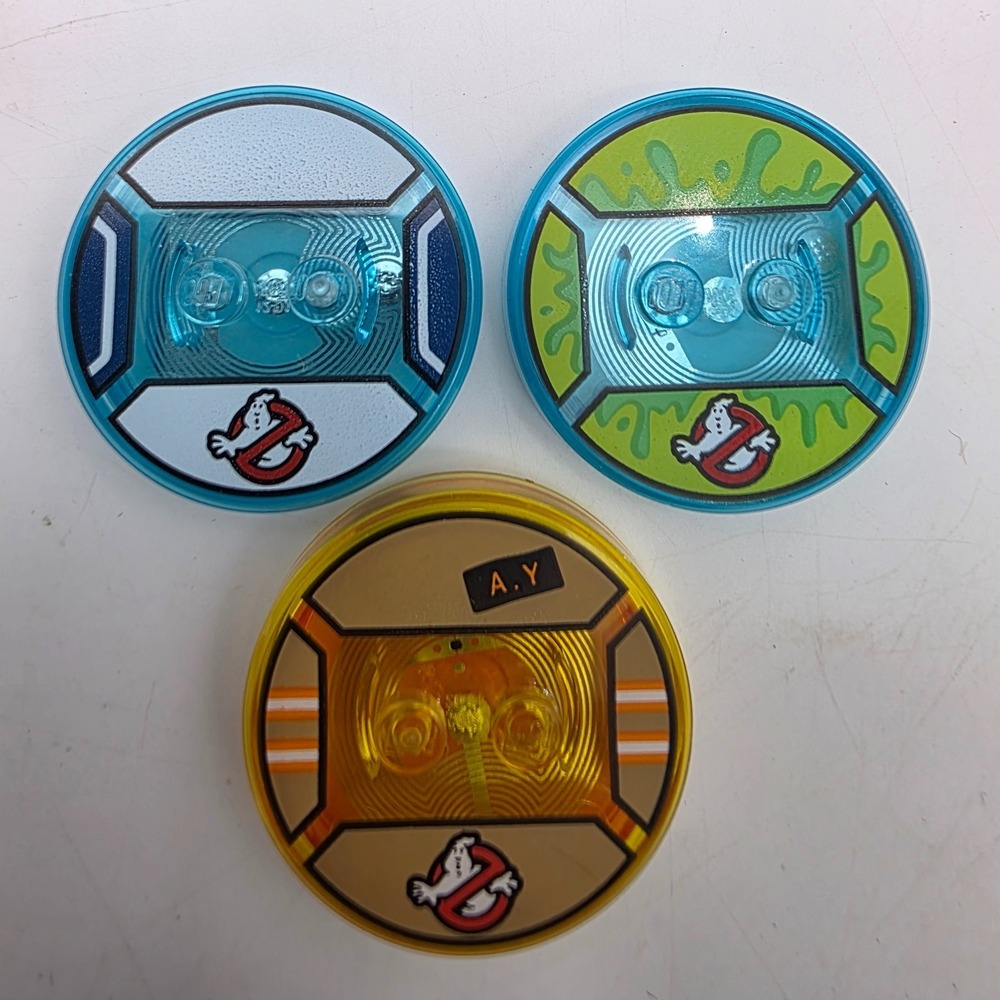 LEGO Dimensions Ghostbusters Slimer, Abby Yates, Stay Puft Toy Tags Game Disc